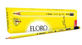 Bahadur Floro Lead Pencils Pack of 12 Yellow